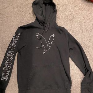 Black Mens American Eagle Hoodie